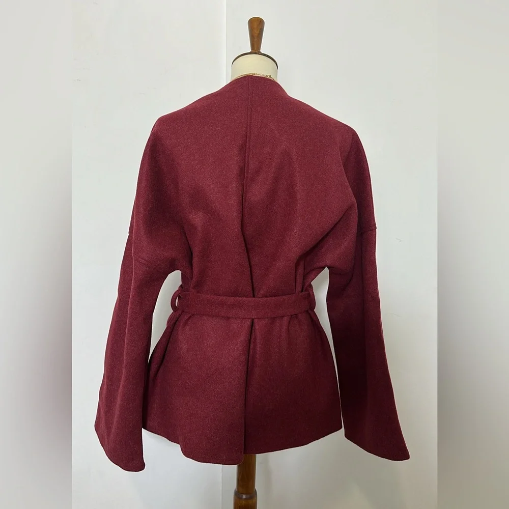 Kimono Style Belted Jacket - Picture 3 of 6
